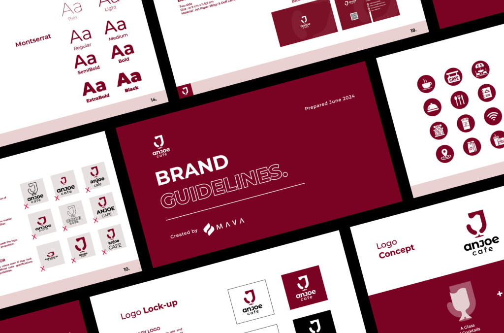 Brand Guideline Anjoe Cafe
